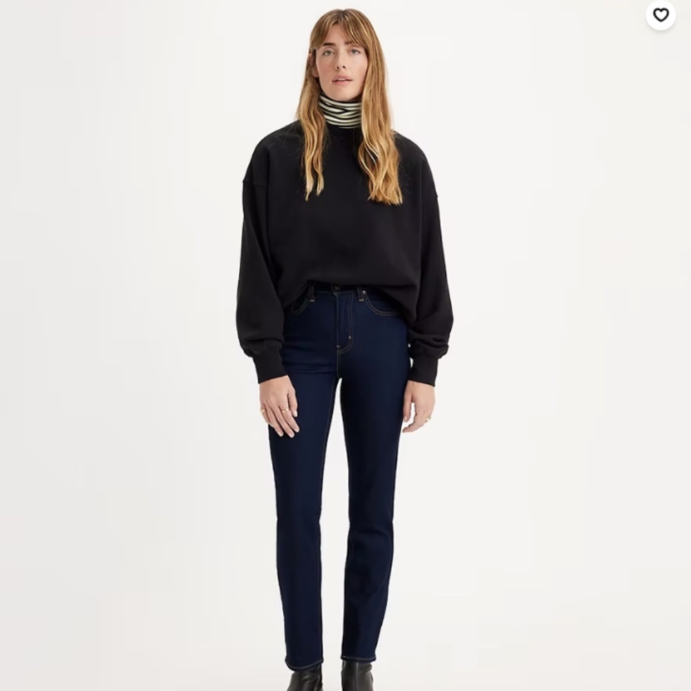 724 High Rise Slim Straight Women's Jeans, Sz. 28/6 Short